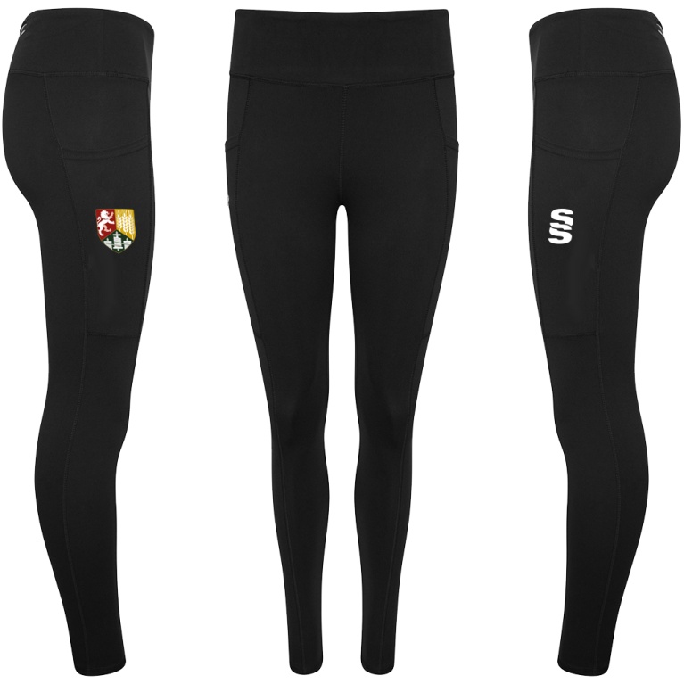 Performance Full Length Leggings : Black